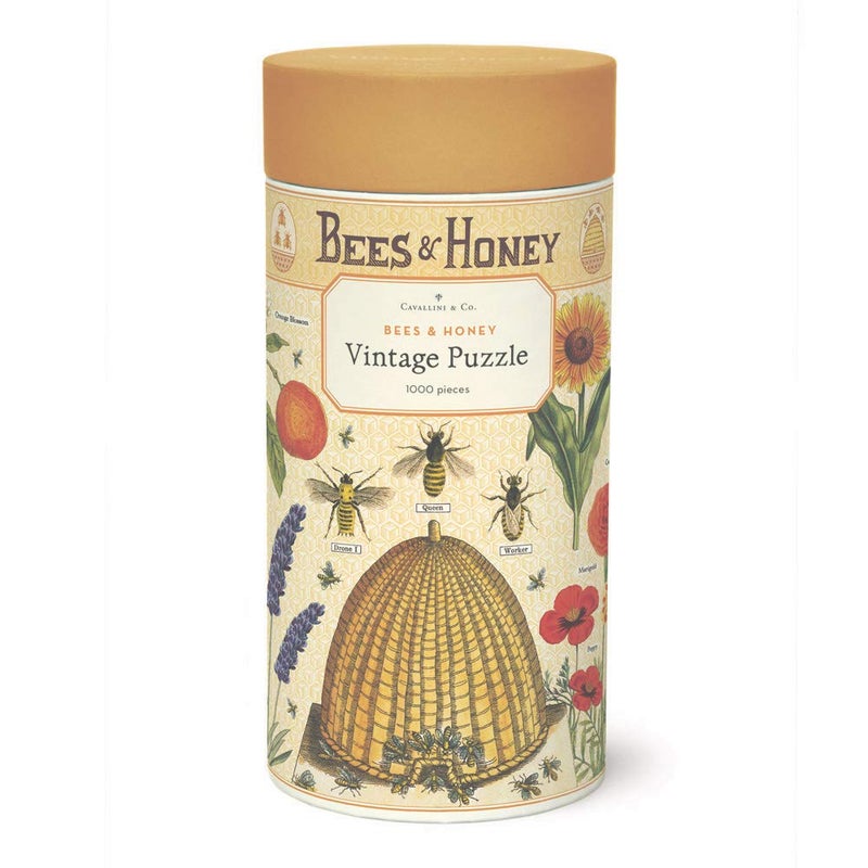 CAVANILLI & CO. Cavallini Papers & Co. Bees & Honey 1,000 Piece Puzzle, Multi - Image 1